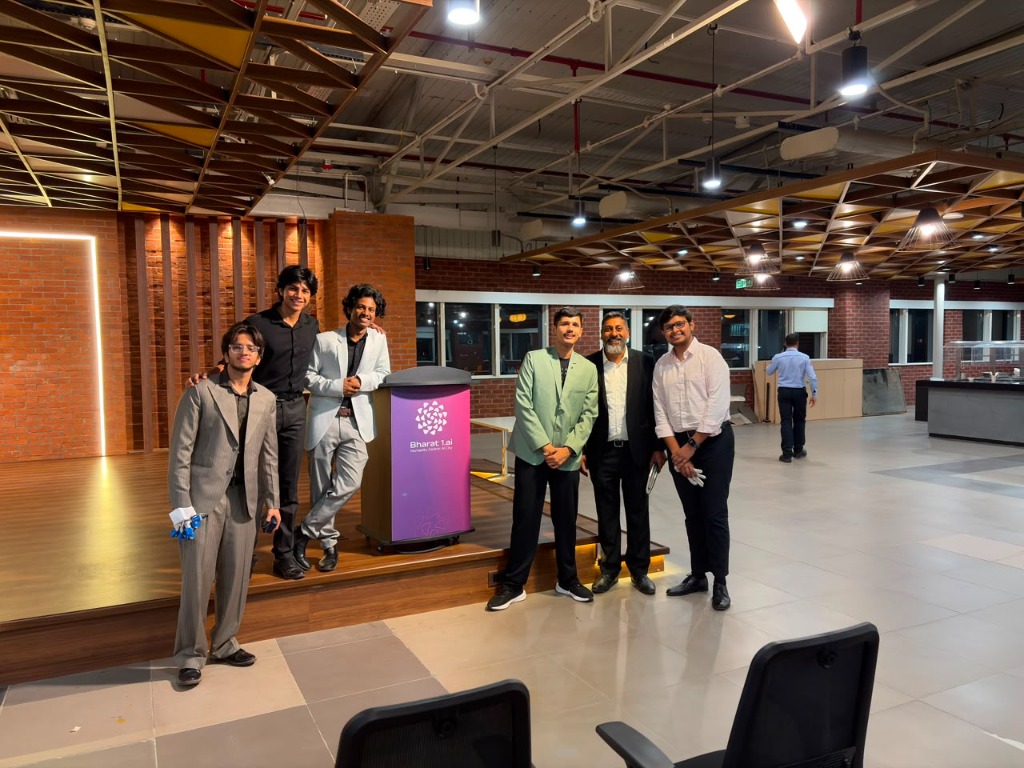 Sentrix team with Nitin Hariharan (COO of visarj.in)